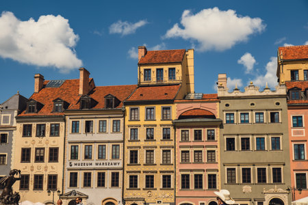 Elblag, Poland August 2022. Architecture houses building View of City of Architecture famous popular tourist attraction travel destination. Museums and monumentsのeditorial素材