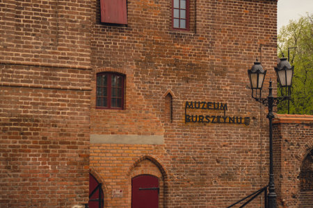 Gdansk Poland July 2022 Amber museum Ancient architecture of old town in Gdansk Poland. Beautiful and colorful old houses historical part of downtown. Travel destinationのeditorial素材