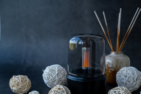 Indoors Decoration with modern lighted Air Humidification Aroma essential oil perfume fragrance....