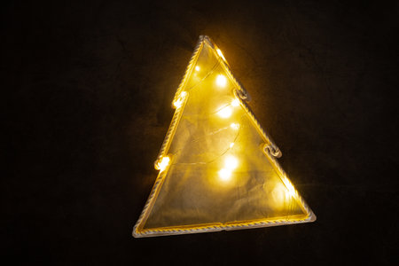 Christmas tree made of ice cream sticks. Gift idea. Do it yourself instruction eco-friendly...