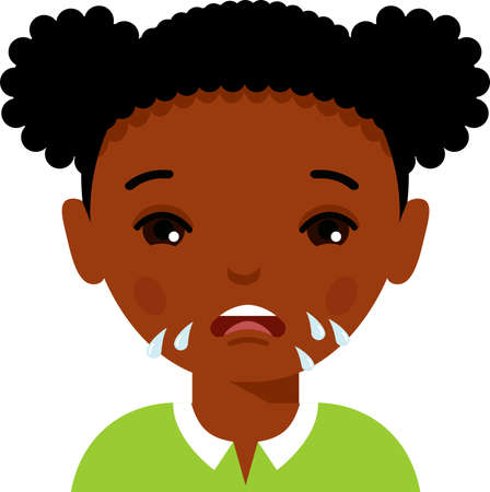 Vector Illustration of a Sick Sneezing Womanのイラスト素材