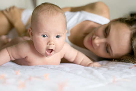 beautiful babyの写真素材