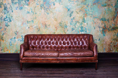 Leather sofaの写真素材