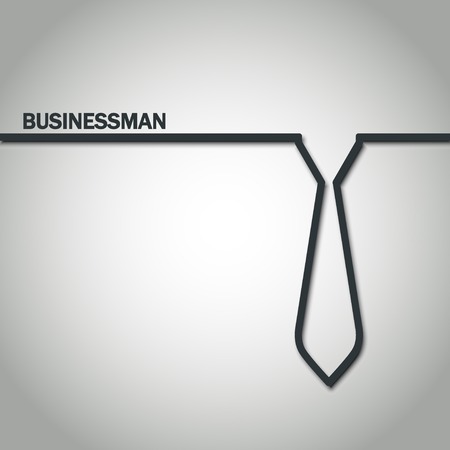 Illustration of Outline Tie for Designのイラスト素材