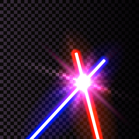 Vector Illustration of Neon light for Design, Website, Background, Banner. Bright tube Element Template on transparentのイラスト素材