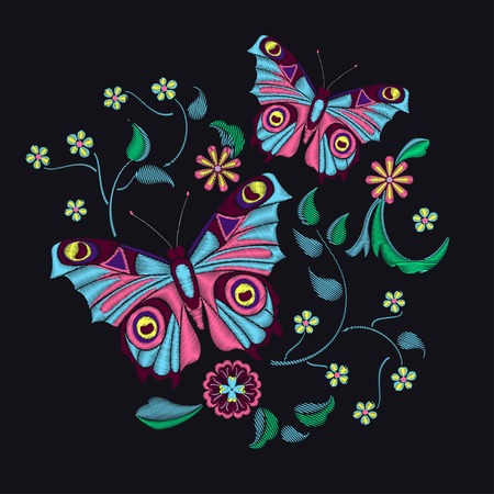 Embroidery Pattern for Designのイラスト素材