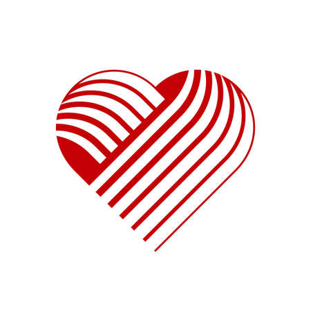Vector heart illustration.のイラスト素材