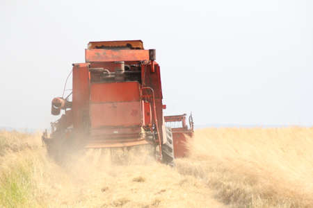 tractor at work