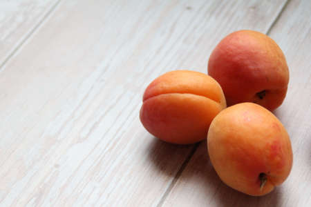 orange apricot fruit, fresh fruit, food full of vitaminsの写真素材