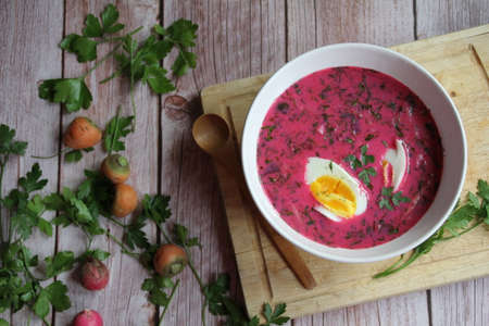 Borscht, soup of beetroot