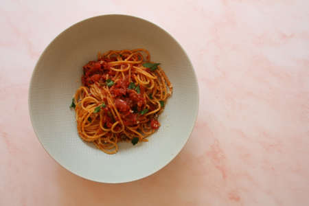Italian food spaghetti