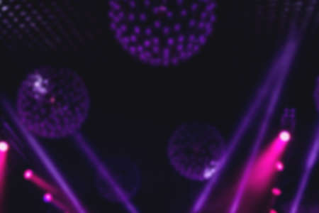Blur background with bokeh light at a music concert Defocused