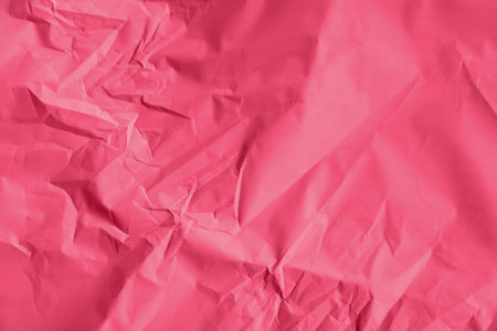Abstract fabric background in trendy viva magenta color