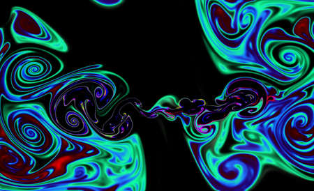 Magic space texture, pattern, looks like colorful smoke and fireの写真素材