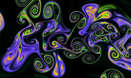 Magic space texture, pattern, looks like colorful smoke and fireの写真素材