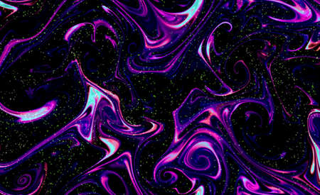 Magic space texture, pattern, looks like colorful smoke and fireの写真素材