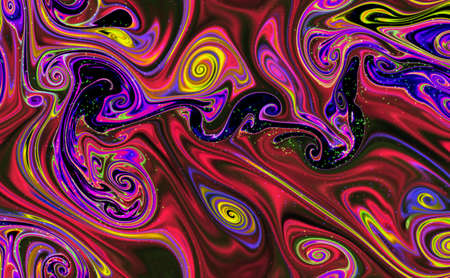 Magic space texture, pattern, looks like colorful smoke and fireの写真素材