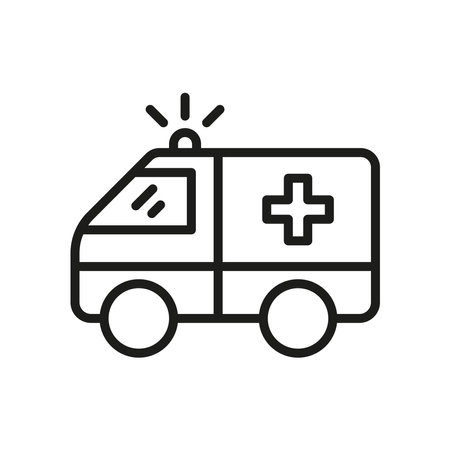 Ambulance icon vector design templates simple and modern conceptのイラスト素材