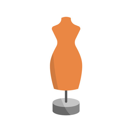 Mannequin fashion tailor icon vector basic design simple and modern concept graphicのイラスト素材