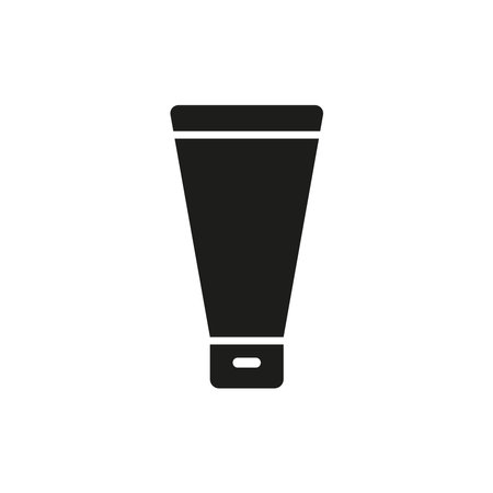 Foundation bottle make up beauty icon vector basic design simple and modern concept graphicのイラスト素材