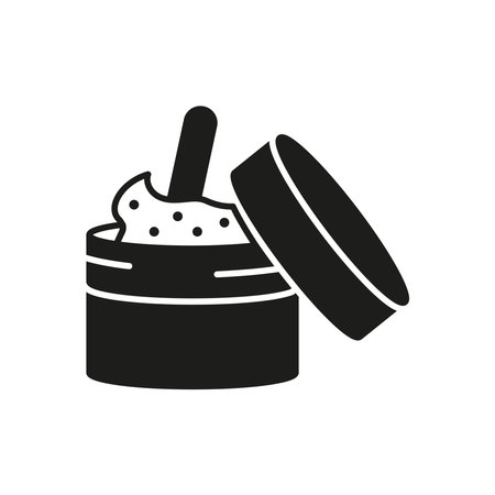 Body scrub bathroom icon vector basic design simple and modern concept graphicのイラスト素材