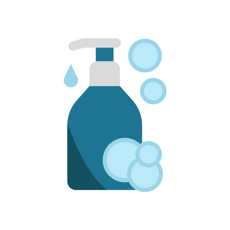 Liquid soap bathroom icon vector basic design simple and modern concept graphicのイラスト素材