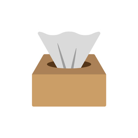 Tissue icon vector basic design simple and modern concept graphicのイラスト素材
