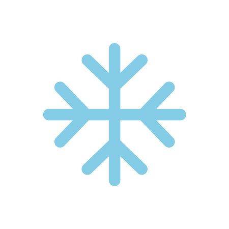 Christmas snow icon vector basic design simple and modern concept graphic