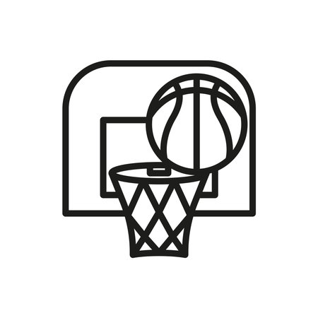 Basketball set icon vector basic design simple and modern concept graphicのイラスト素材