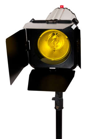 Studio lighting isolated on the white backgroundの写真素材
