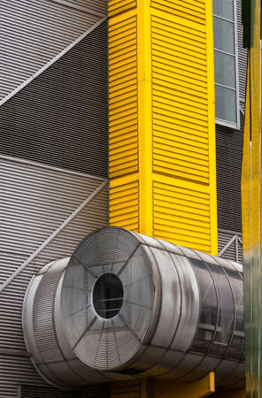 Industrial building Exterior closeup photoの写真素材