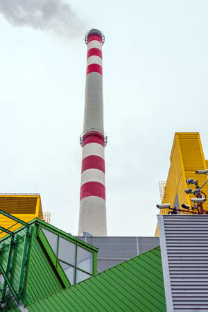 Industrial building Exterior closeup 