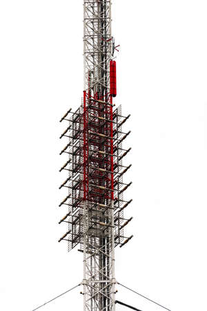 Abstract steel tower background close upの写真素材