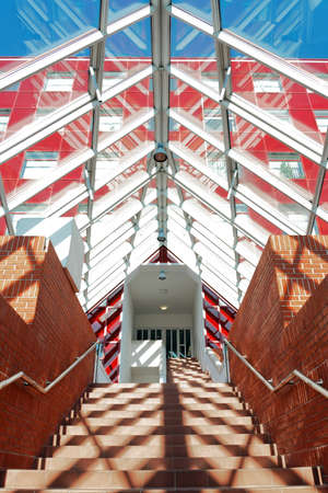 Modern architecture interior with sunlightのeditorial素材