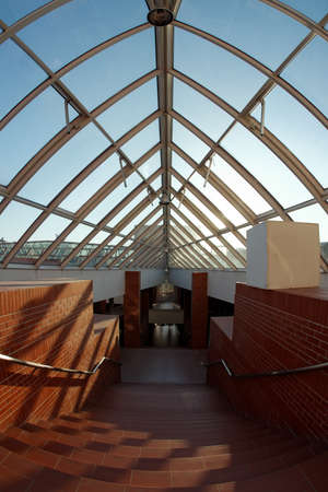 Modern architecture interior with sunlightの写真素材
