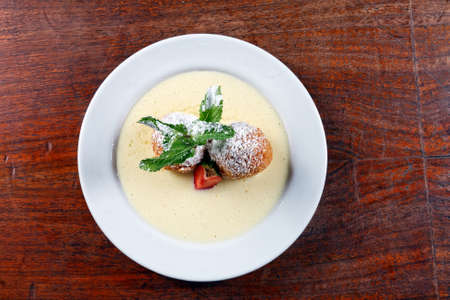 Delicious hungarian dessert closeup photoの写真素材