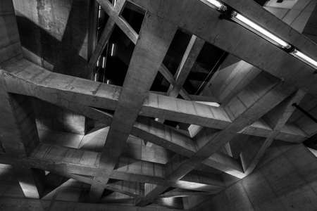 Abstract building interiorの写真素材