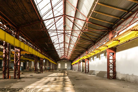 industrial interior of an old building