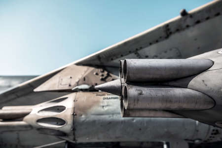 Fighter missile close up photoの写真素材