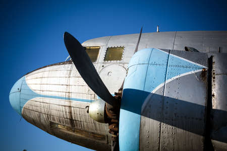Old vintage jet engine