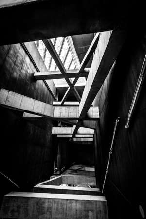 Modern conceptual high tech buildingの写真素材