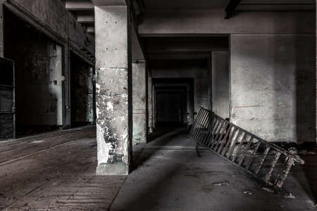 Dark industrial interiorの写真素材