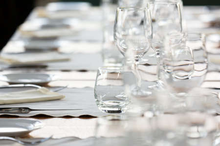 Elegant table setの写真素材