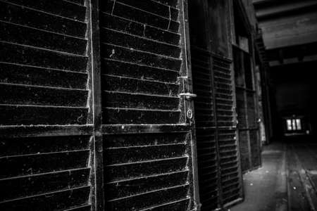 Dark industrial interiorの写真素材