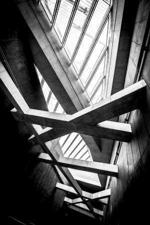 Modern conceptual high tech buildingの写真素材