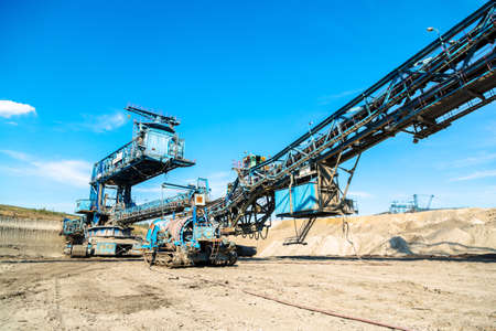 Mining machinery in the mineの写真素材