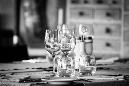 Elegant table setの写真素材