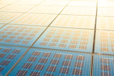 Solar panel abstarct backgroundの写真素材