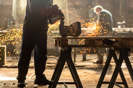 Industrial Worker at the factory