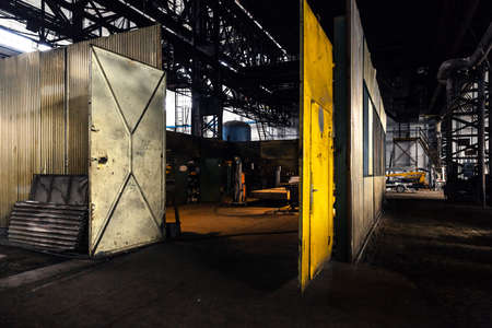 Abandoned industrial interiorの写真素材